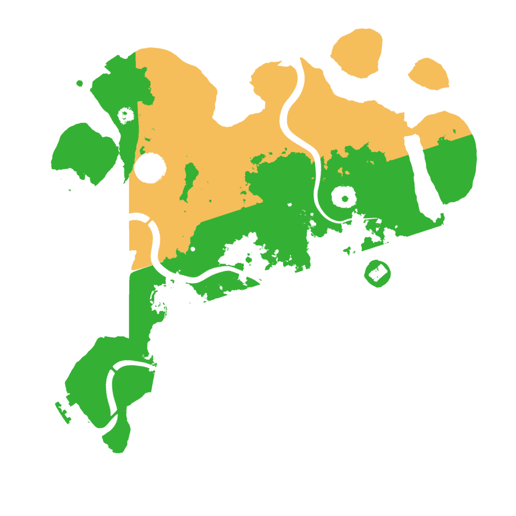 Biome Rust Map: Procedural Map, Size: 3250, Seed: 32419
