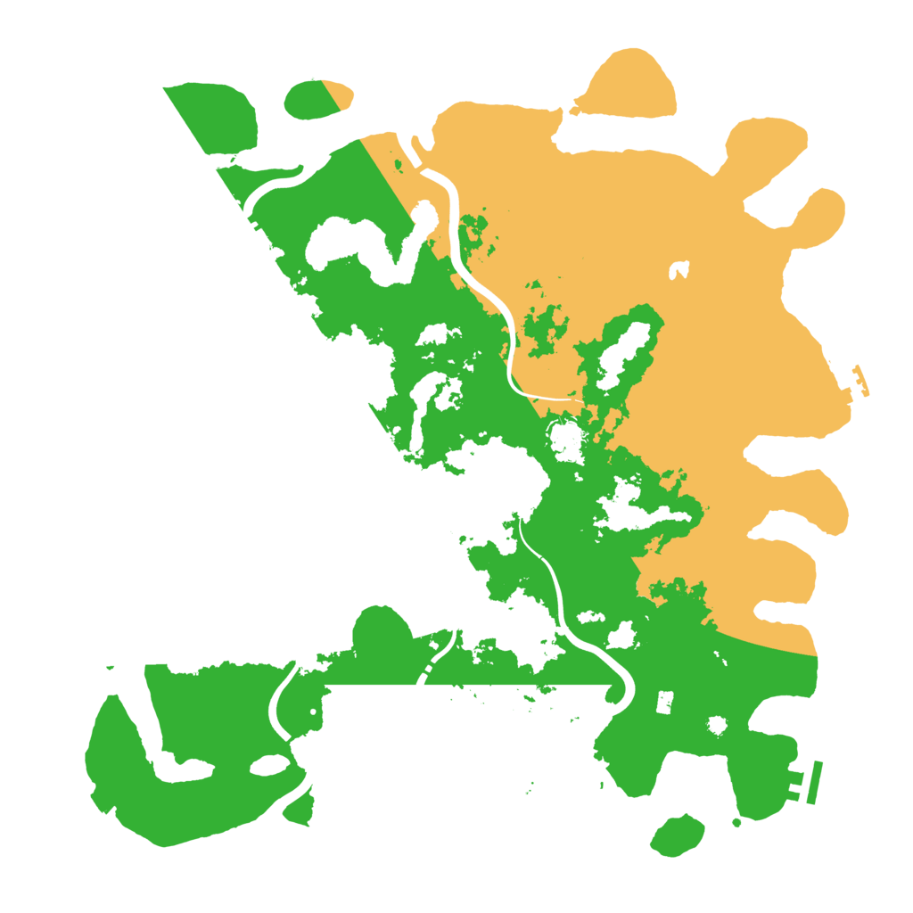 Biome Rust Map: Procedural Map, Size: 4250, Seed: 316546187