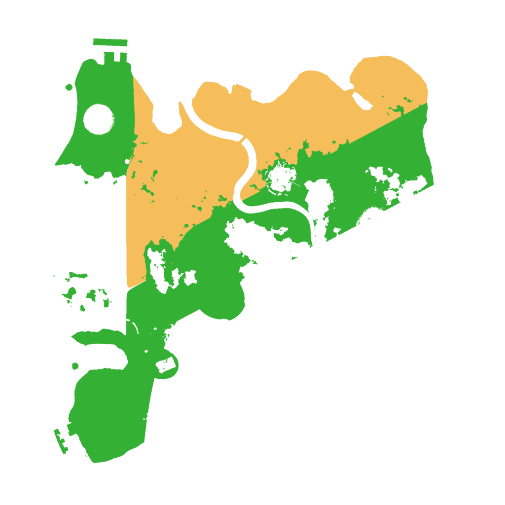 Biome Rust Map: Procedural Map, Size: 3000, Seed: 67958