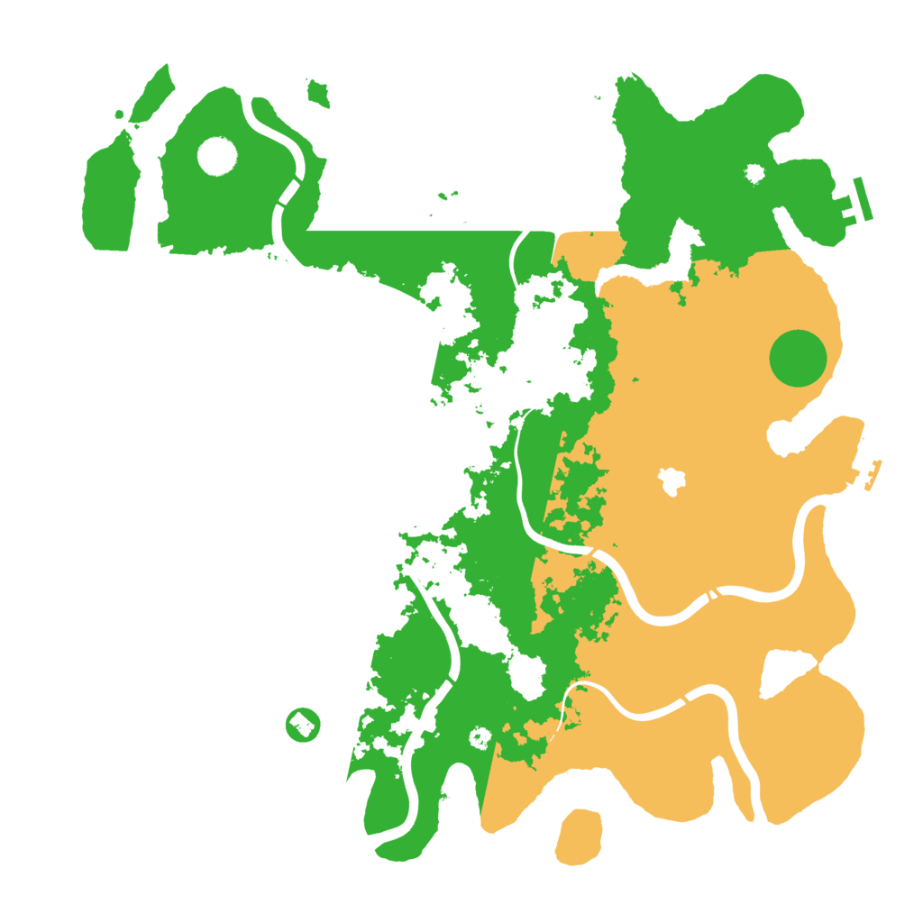Biome Rust Map: Procedural Map, Size: 4250, Seed: 1245582130