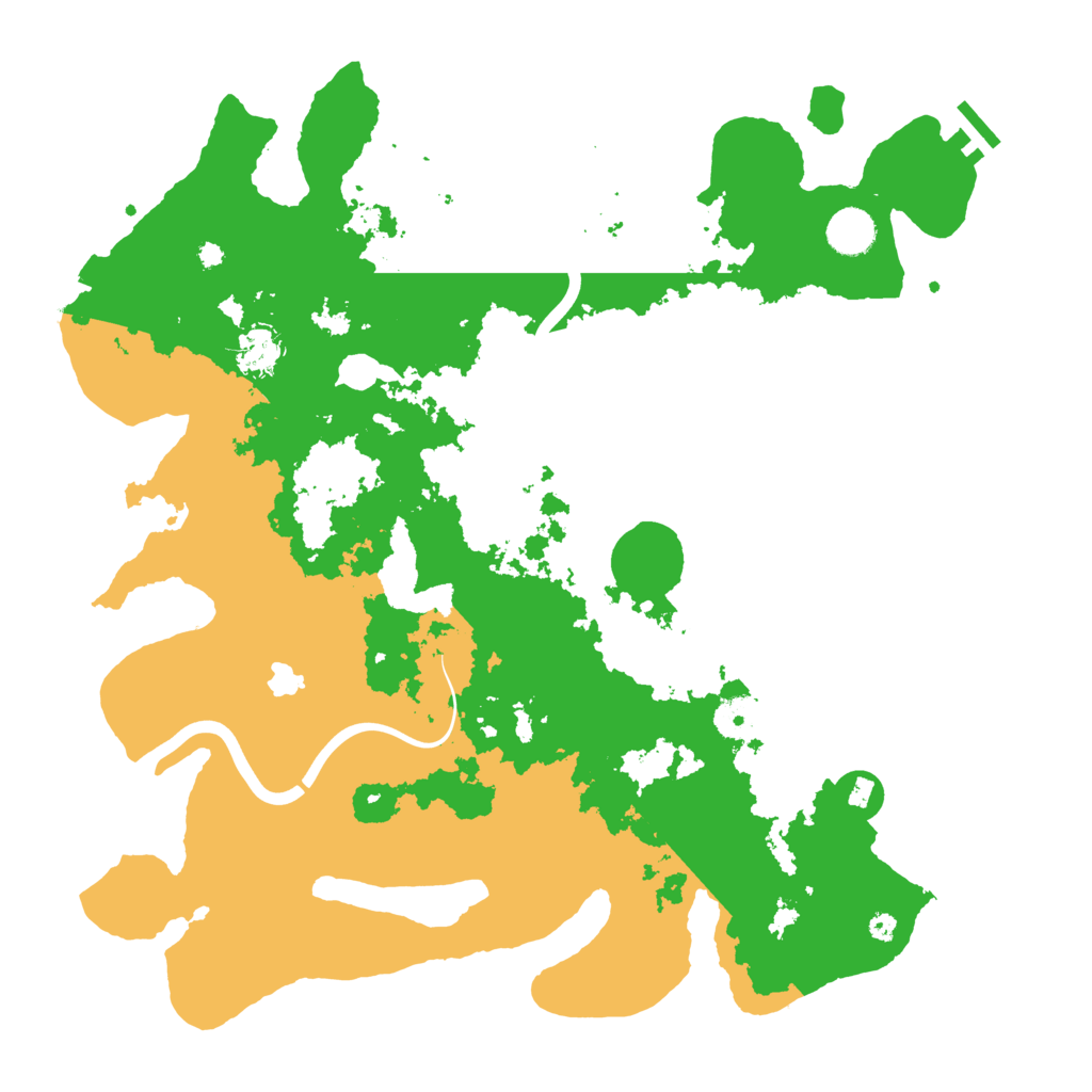 Biome Rust Map: Procedural Map, Size: 4000, Seed: 261846