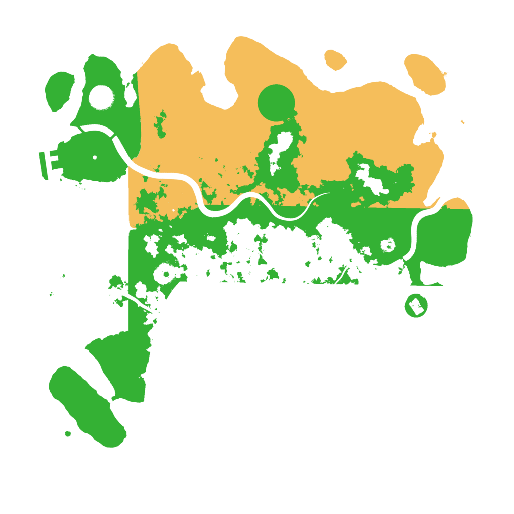 Biome Rust Map: Procedural Map, Size: 3650, Seed: 88099657