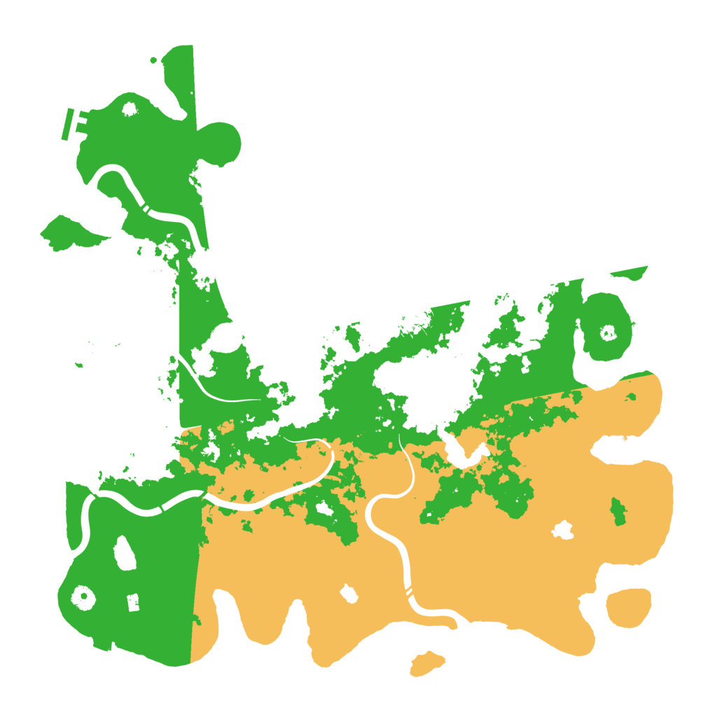 Biome Rust Map: Procedural Map, Size: 4500, Seed: 703881750