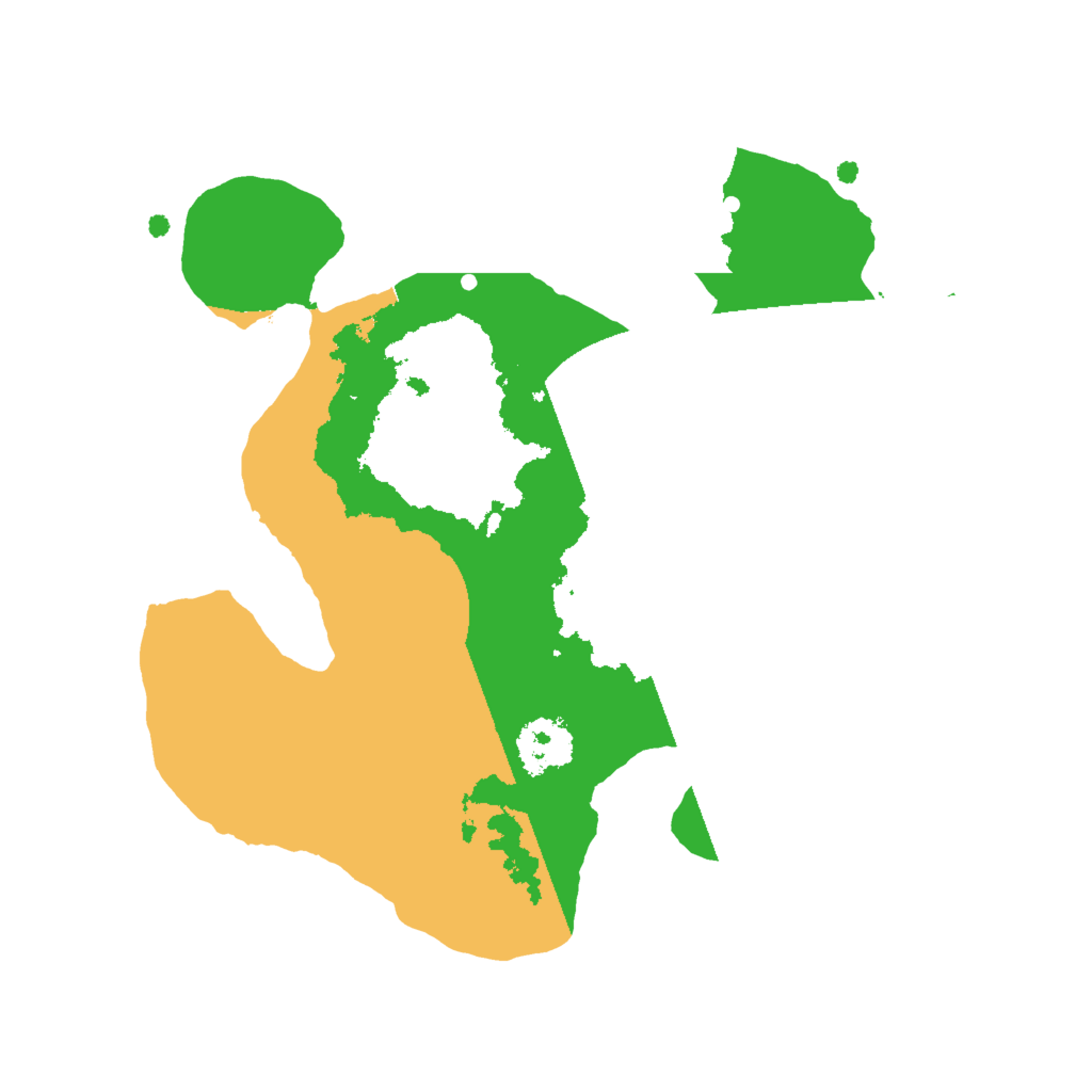 Biome Rust Map: Procedural Map, Size: 2000, Seed: 28460