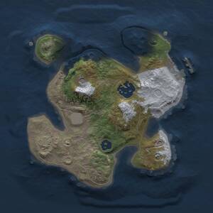 Thumbnail Rust Map: Procedural Map, Size: 2000, Seed: 28460, 5 Monuments