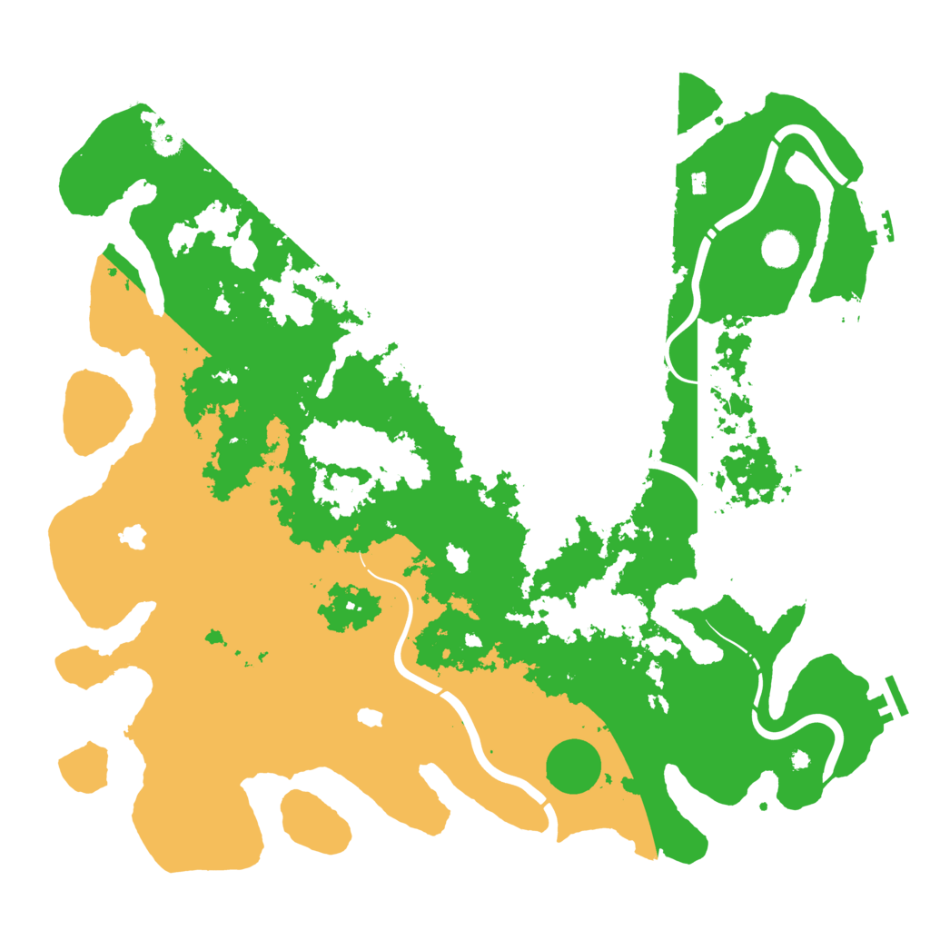 Biome Rust Map: Procedural Map, Size: 4500, Seed: 460631143