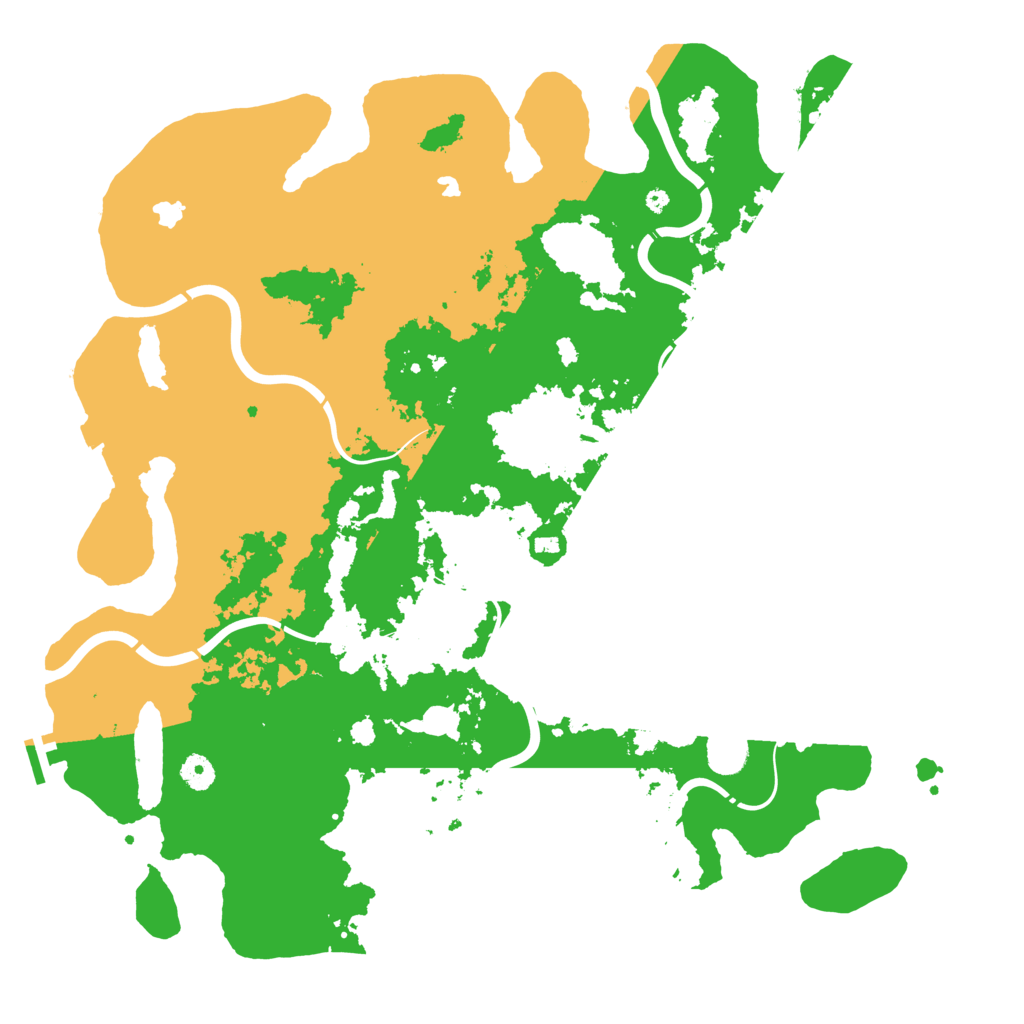 Biome Rust Map: Procedural Map, Size: 4500, Seed: 1185165352