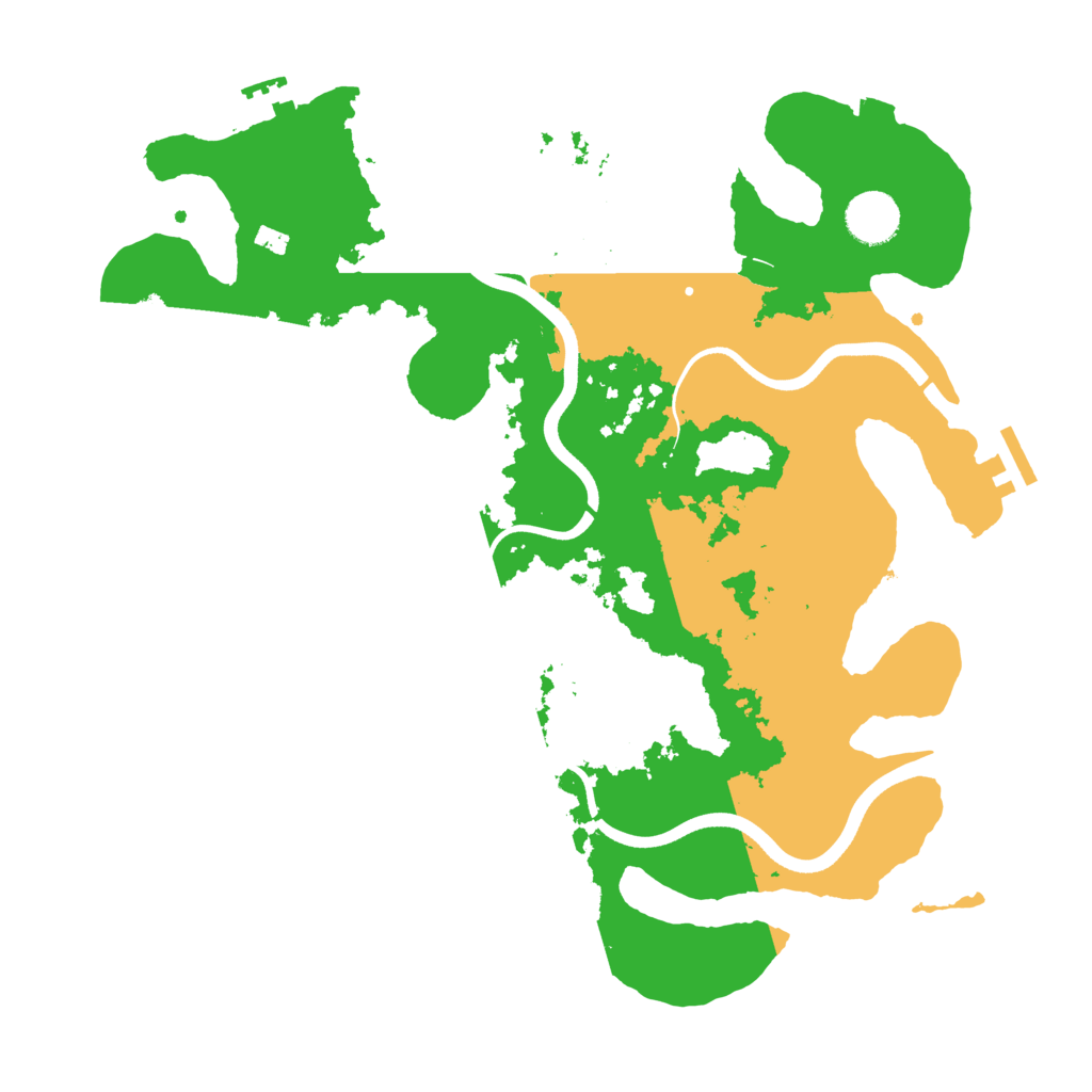 Biome Rust Map: Procedural Map, Size: 3600, Seed: 676