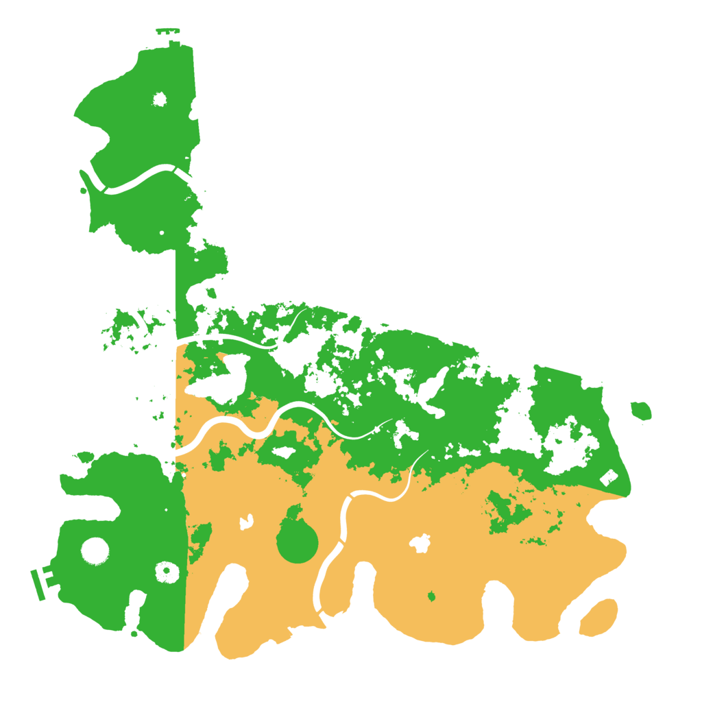 Biome Rust Map: Procedural Map, Size: 4500, Seed: 1800357147