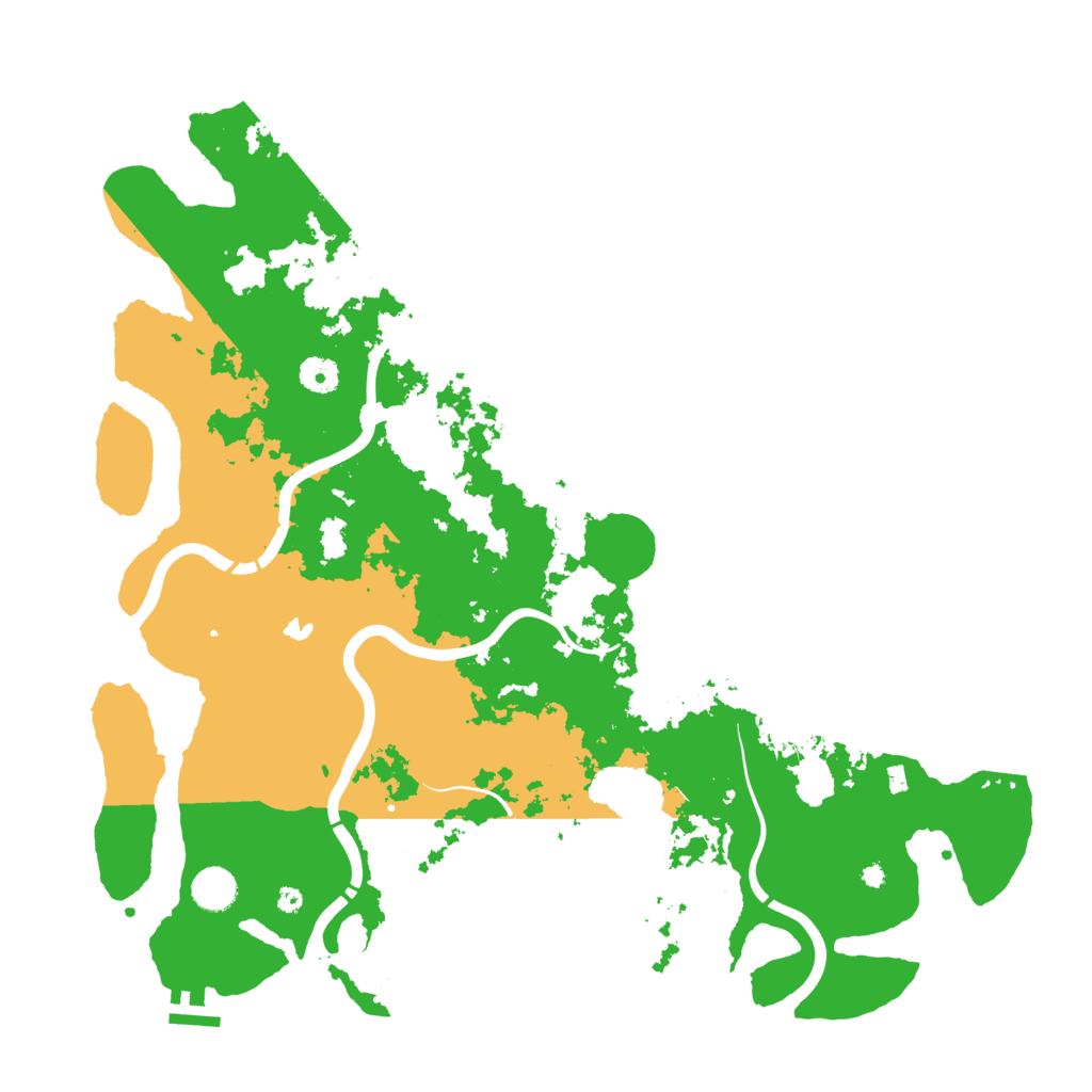 Biome Rust Map: Procedural Map, Size: 4300, Seed: 33255478