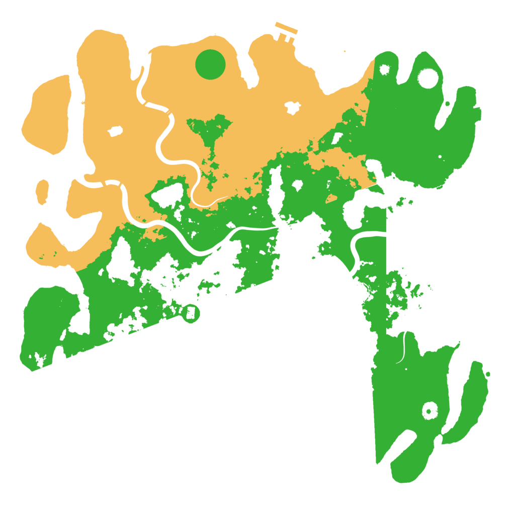 Biome Rust Map: Procedural Map, Size: 4500, Seed: 795270946