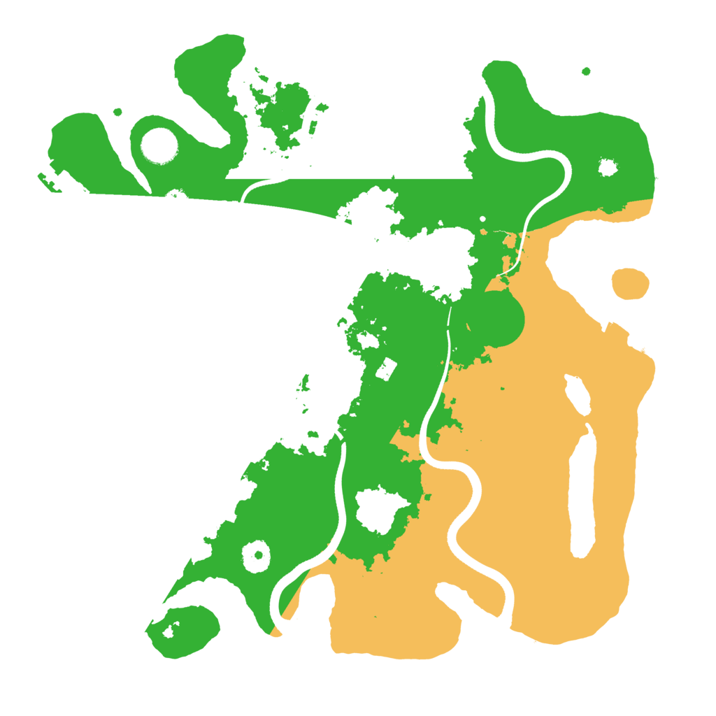 Biome Rust Map: Procedural Map, Size: 3500, Seed: 680658974