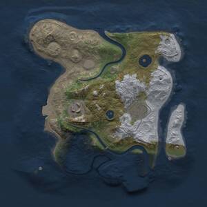 Thumbnail Rust Map: Procedural Map, Size: 2500, Seed: 863895725, 6 Monuments