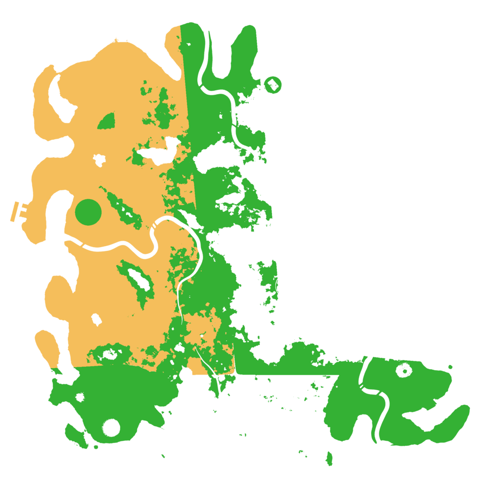 Biome Rust Map: Procedural Map, Size: 4994, Seed: 139924931