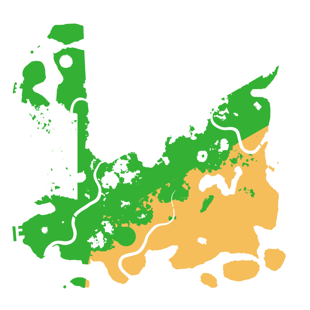 Biome Rust Map: Procedural Map, Size: 4200, Seed: 76534