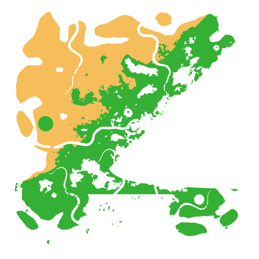 Biome Rust Map: Procedural Map, Size: 4500, Seed: 185444861