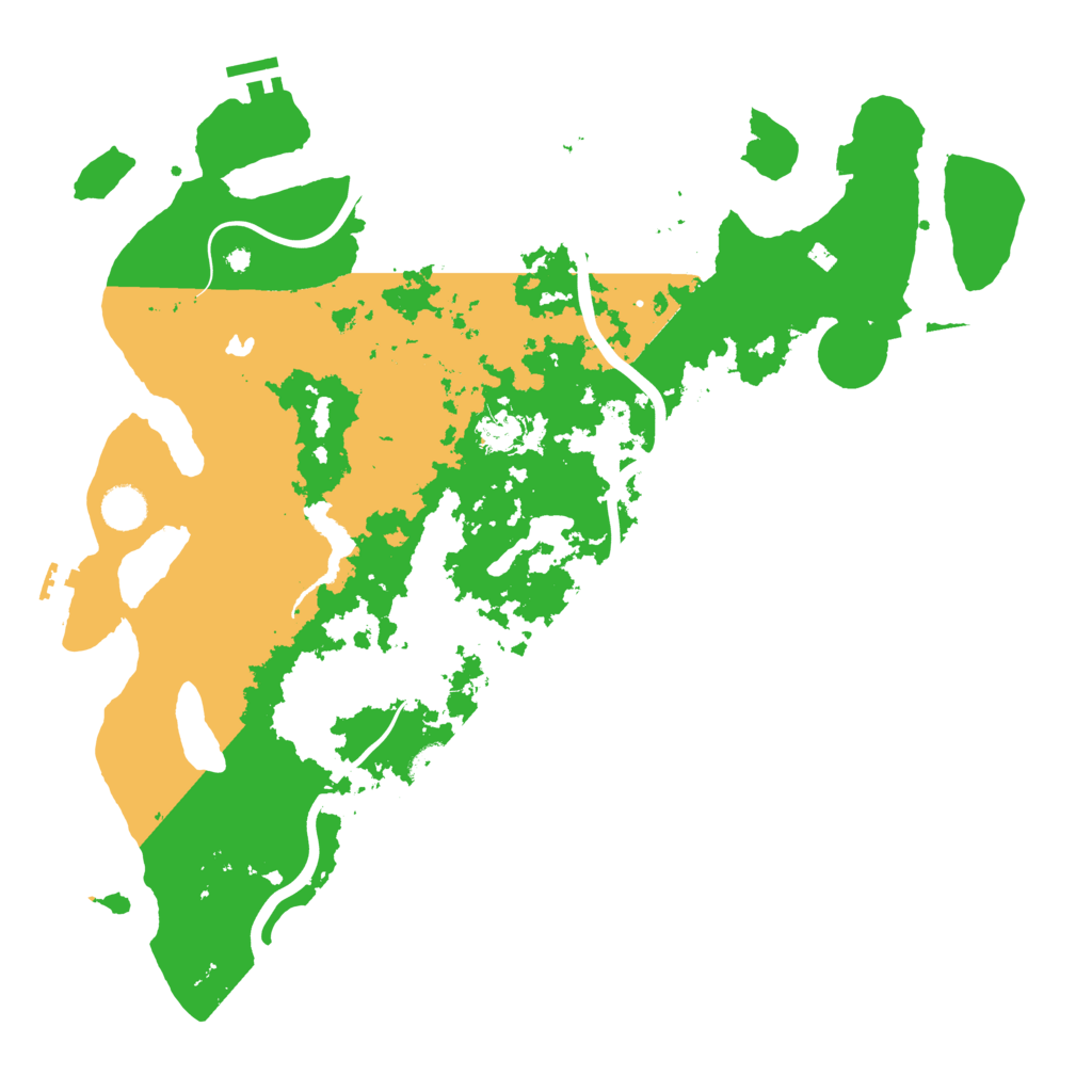 Biome Rust Map: Procedural Map, Size: 4250, Seed: 91389620