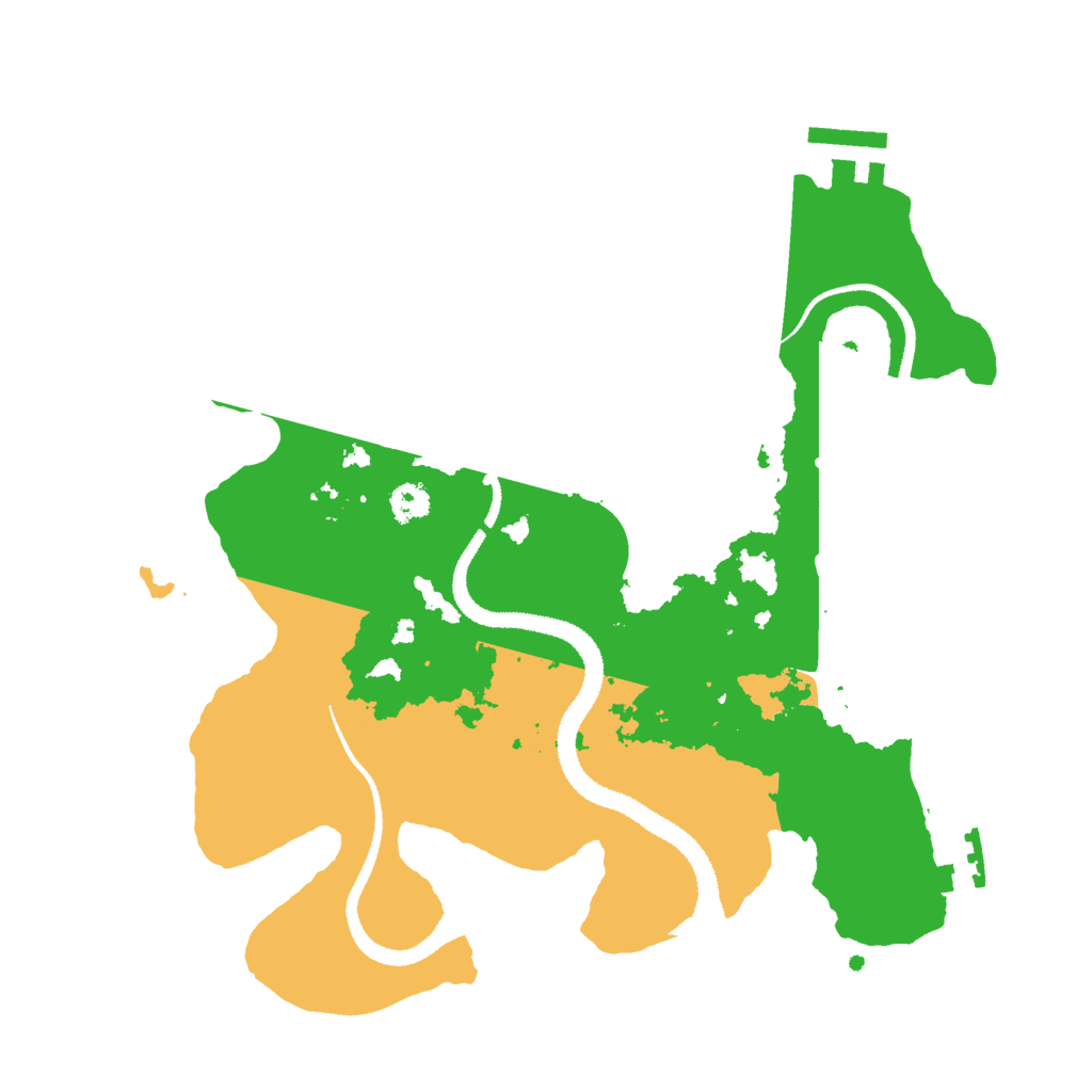 Biome Rust Map: Procedural Map, Size: 2800, Seed: 359403495