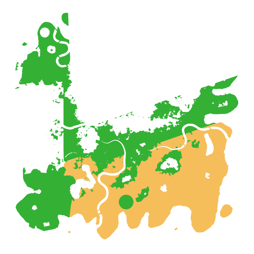 Biome Rust Map: Procedural Map, Size: 4600, Seed: 250