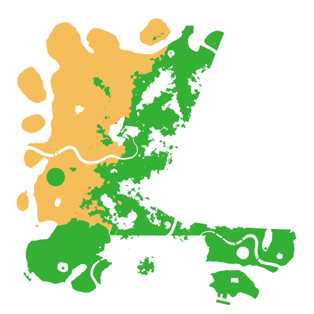Biome Rust Map: Procedural Map, Size: 4500, Seed: 20260102