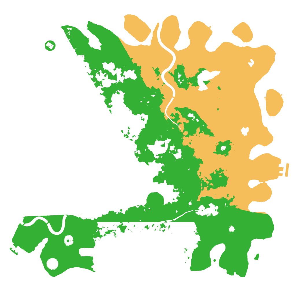 Biome Rust Map: Procedural Map, Size: 4500, Seed: 177094531