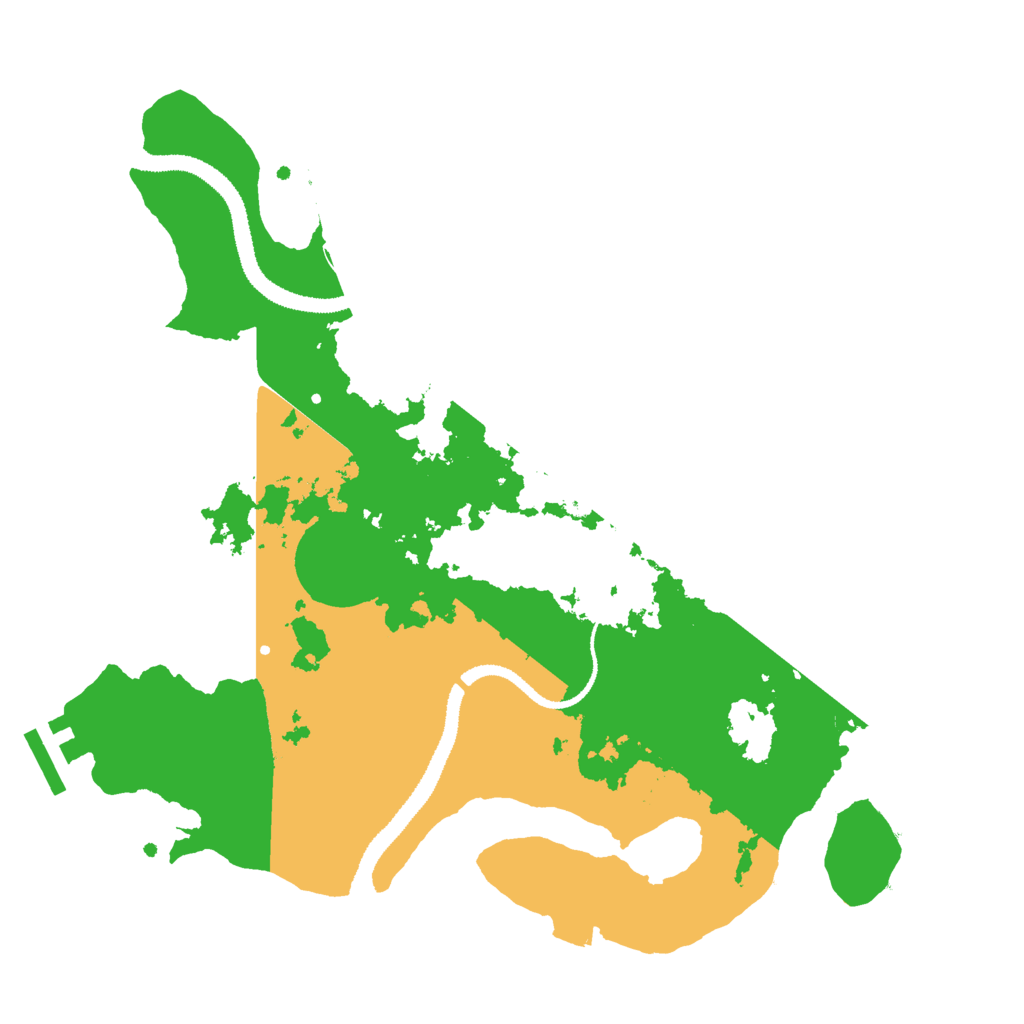 Biome Rust Map: Procedural Map, Size: 3000, Seed: 4574881