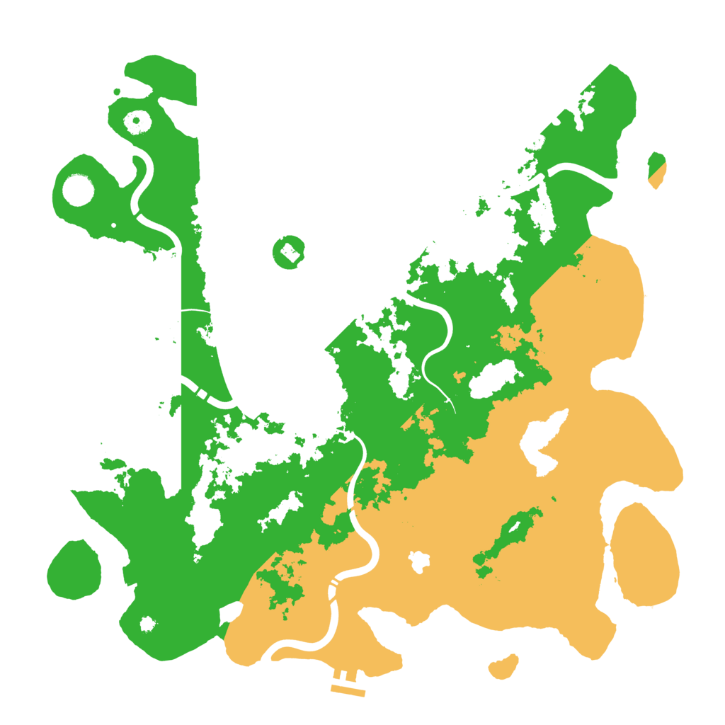 Biome Rust Map: Procedural Map, Size: 4250, Seed: 89465758