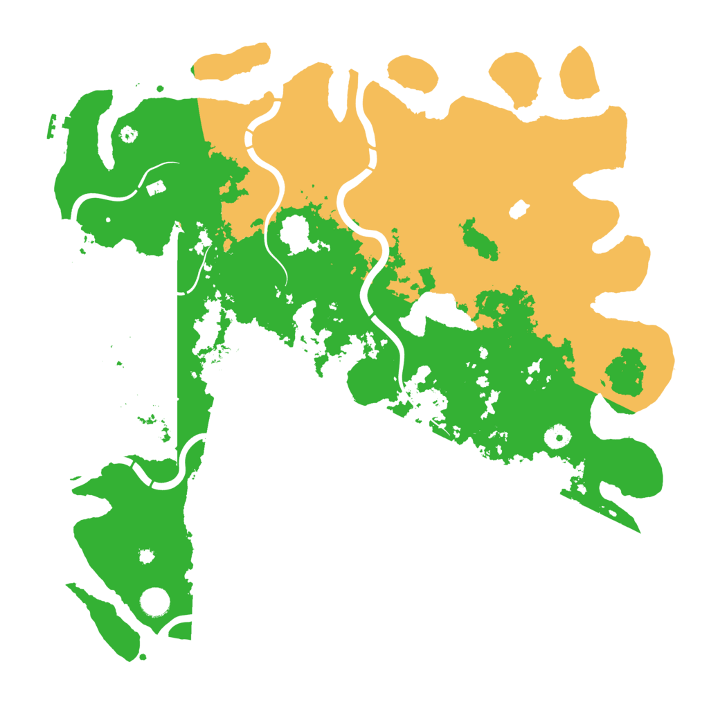 Biome Rust Map: Procedural Map, Size: 4250, Seed: 1186113527