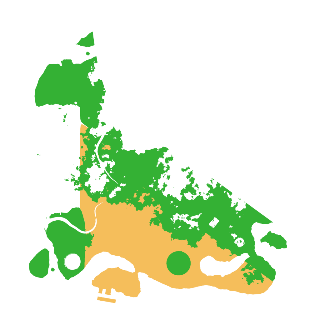 Biome Rust Map: Procedural Map, Size: 3500, Seed: 840707779