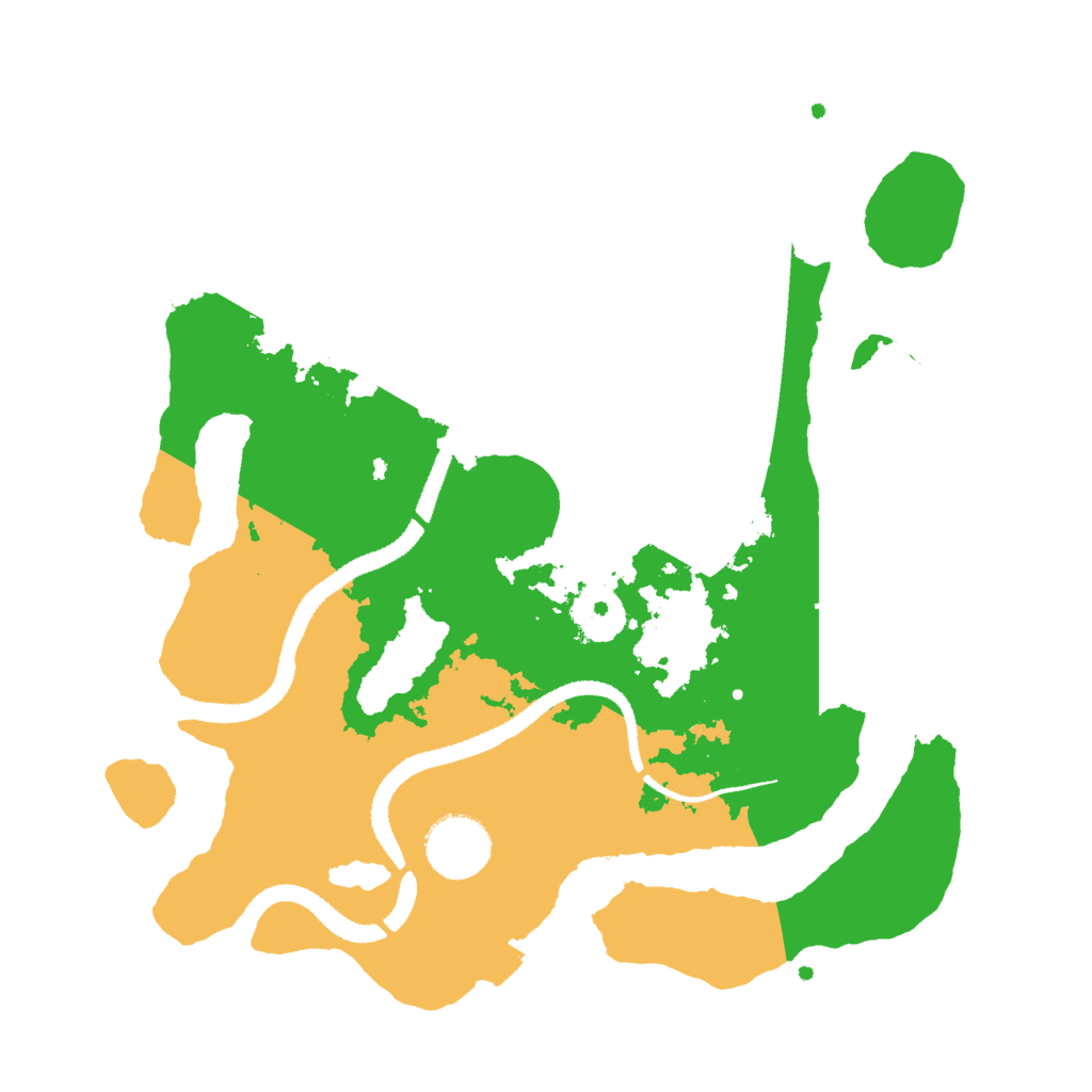 Biome Rust Map: Procedural Map, Size: 3000, Seed: 1177132600