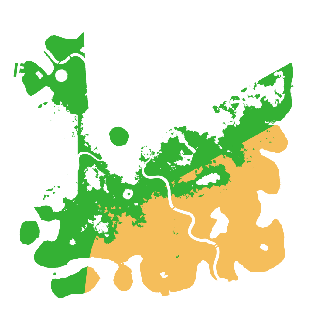 Biome Rust Map: Procedural Map, Size: 4500, Seed: 1740878284