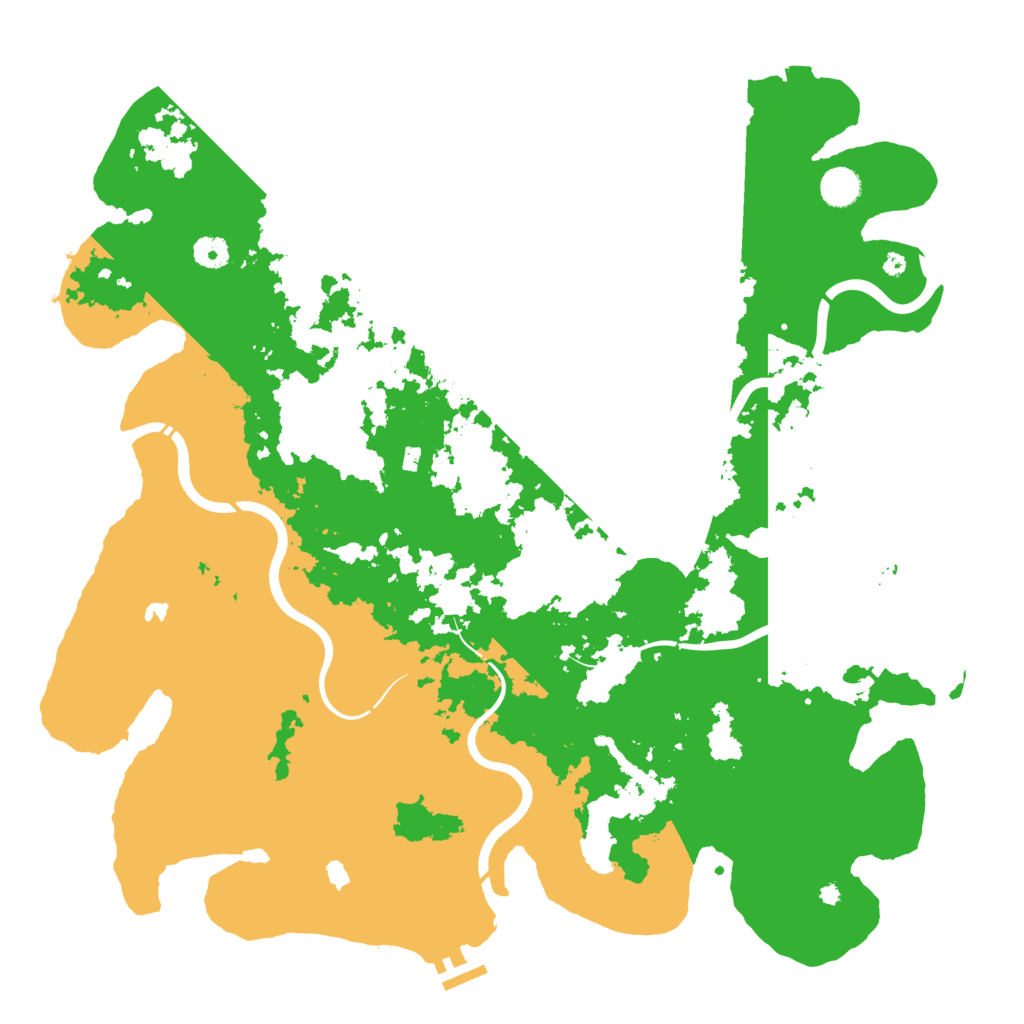 Biome Rust Map: Procedural Map, Size: 4500, Seed: 884562288