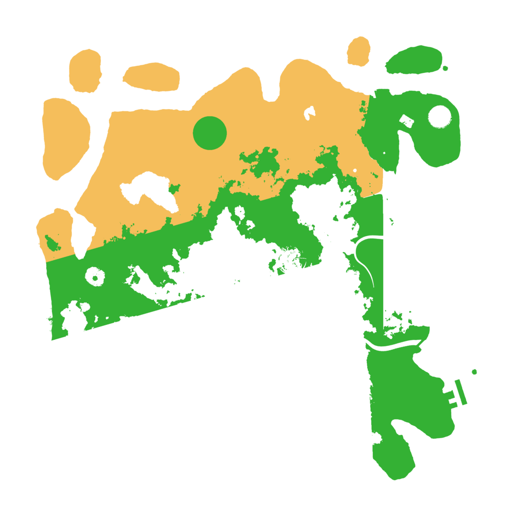 Biome Rust Map: Procedural Map, Size: 4000, Seed: 310251
