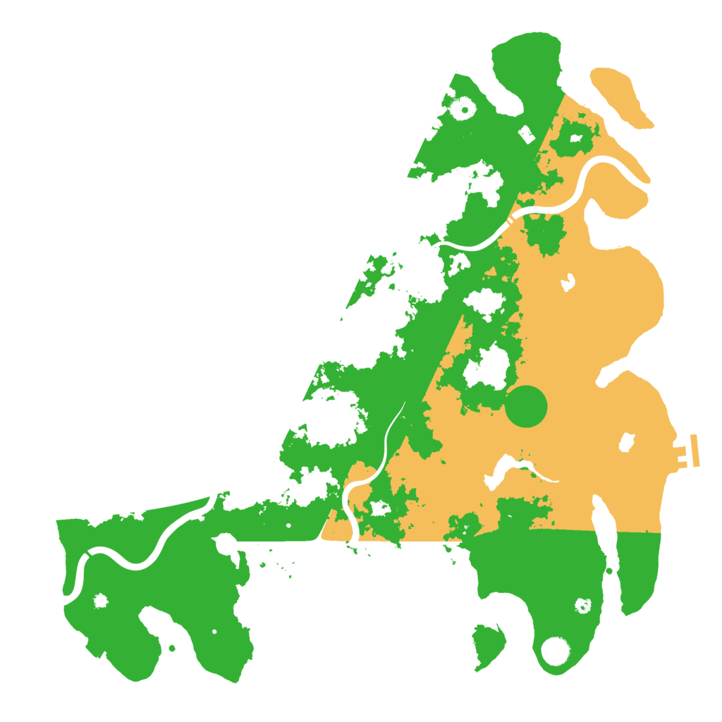 Biome Rust Map: Procedural Map, Size: 4500, Seed: 562944834
