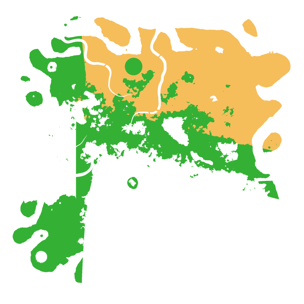 Biome Rust Map: Procedural Map, Size: 4600, Seed: 820304929