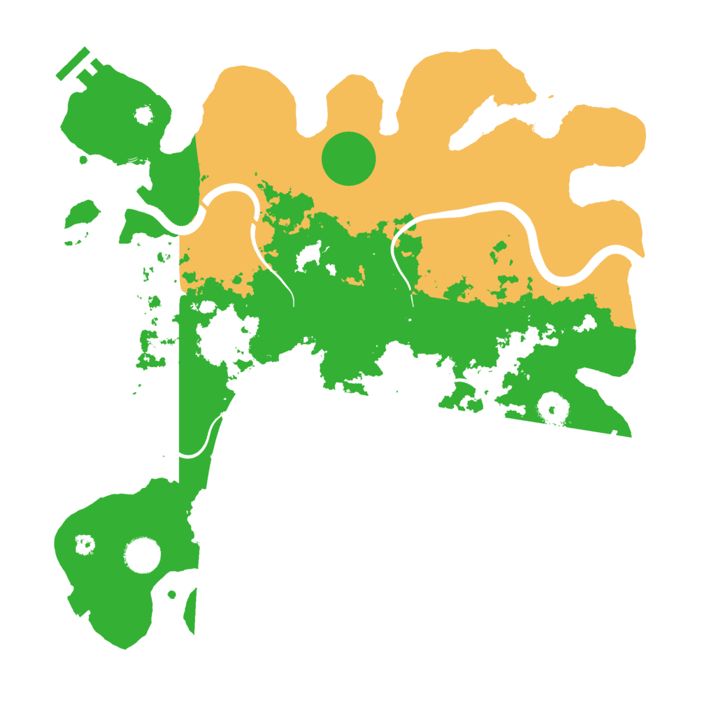 Biome Rust Map: Procedural Map, Size: 3500, Seed: 833338862