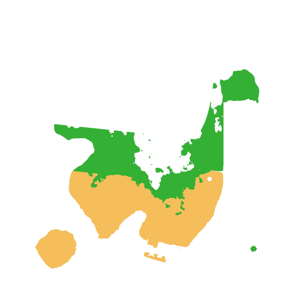 Biome Rust Map: Procedural Map, Size: 2000, Seed: 1198335376