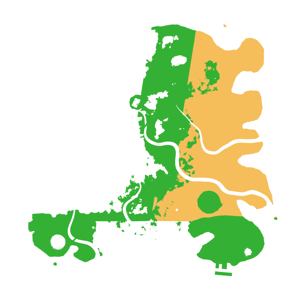 Biome Rust Map: Procedural Map, Size: 3500, Seed: 983406252