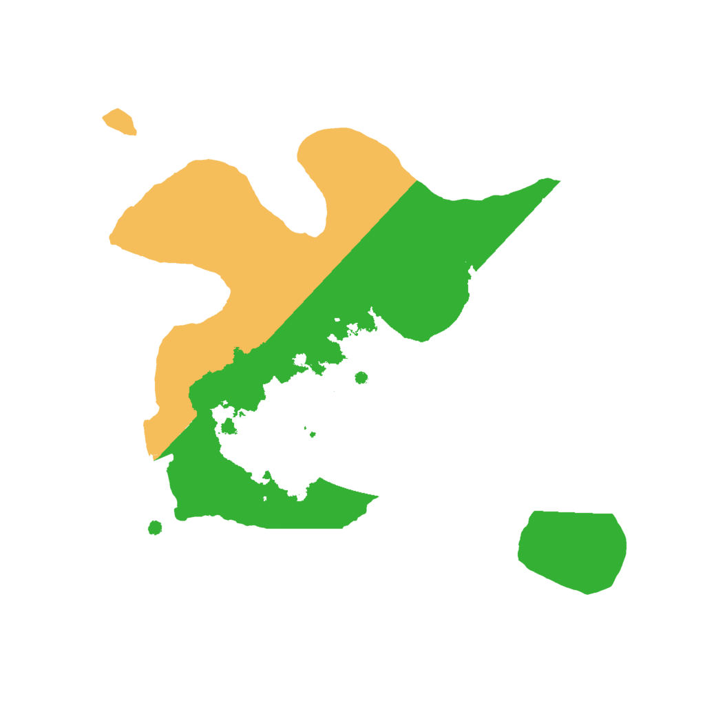 Biome Rust Map: Procedural Map, Size: 2000, Seed: 46293