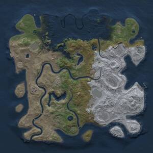 Thumbnail Rust Map: Procedural Map, Size: 4250, Seed: 882729732, 16 Monuments