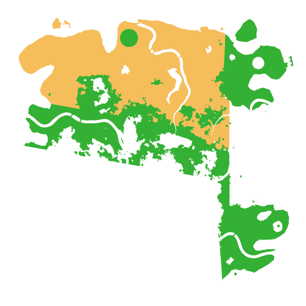Biome Rust Map: Procedural Map, Size: 4500, Seed: 921887357
