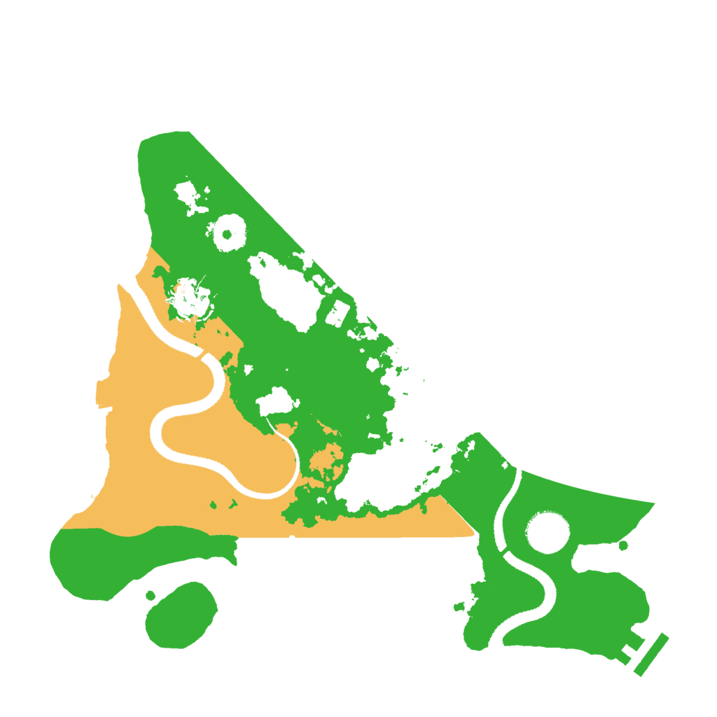 Biome Rust Map: Procedural Map, Size: 3000, Seed: 18547