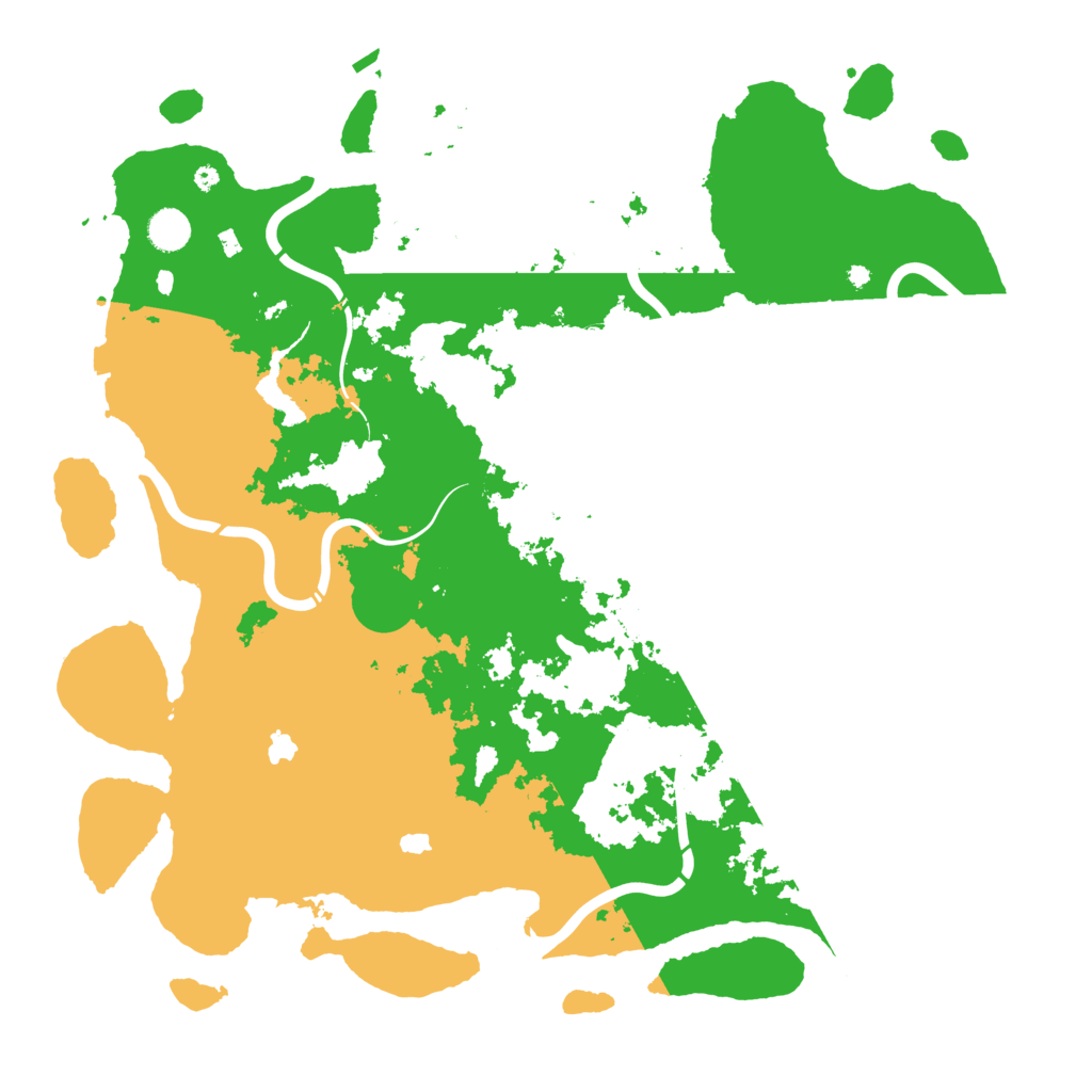 Biome Rust Map: Procedural Map, Size: 4500, Seed: 86201825