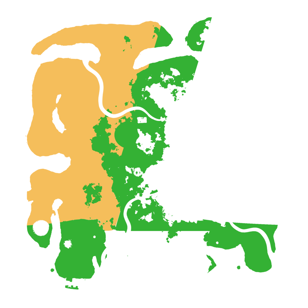 Biome Rust Map: Procedural Map, Size: 3500, Seed: 1809471907
