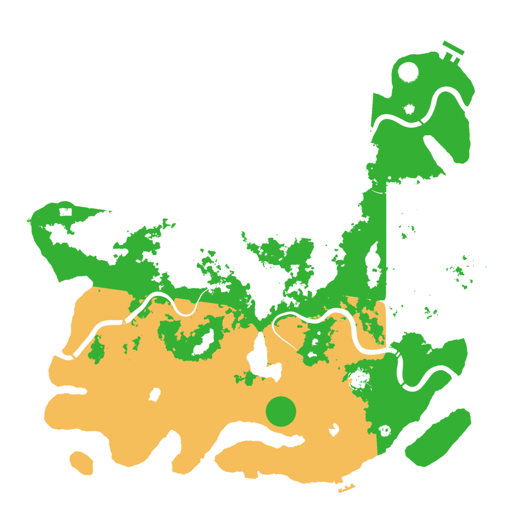 Biome Rust Map: Procedural Map, Size: 4500, Seed: 673872902