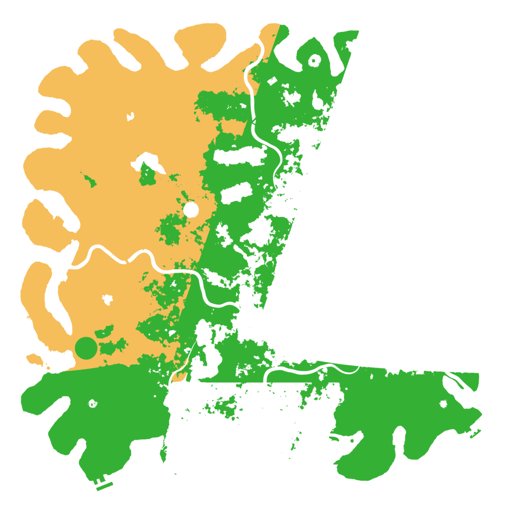 Biome Rust Map: Procedural Map, Size: 6000, Seed: 123123