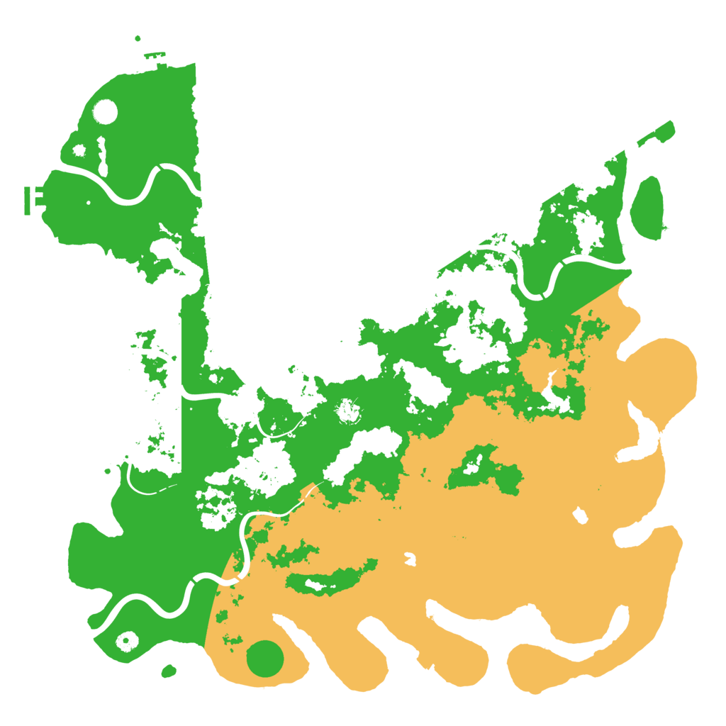 Biome Rust Map: Procedural Map, Size: 5168, Seed: 104466815