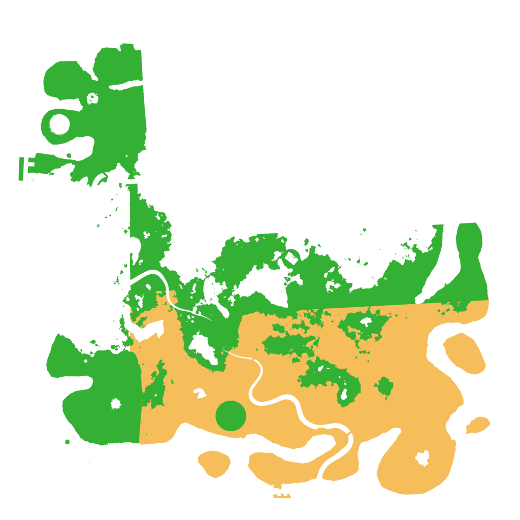 Biome Rust Map: Procedural Map, Size: 4500, Seed: 1046542940