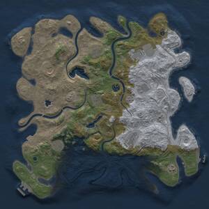 Thumbnail Rust Map: Procedural Map, Size: 4250, Seed: 312013508, 16 Monuments