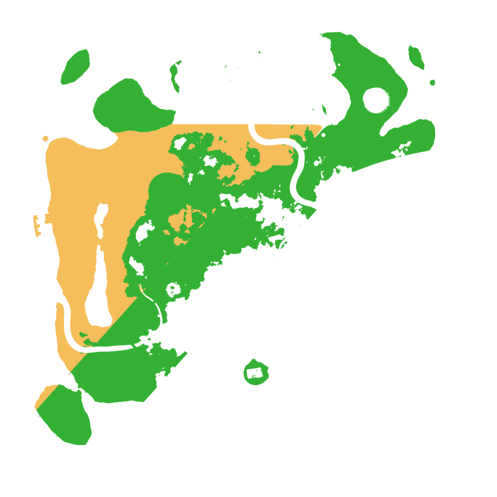 Biome Rust Map: Procedural Map, Size: 3500, Seed: 1210524549